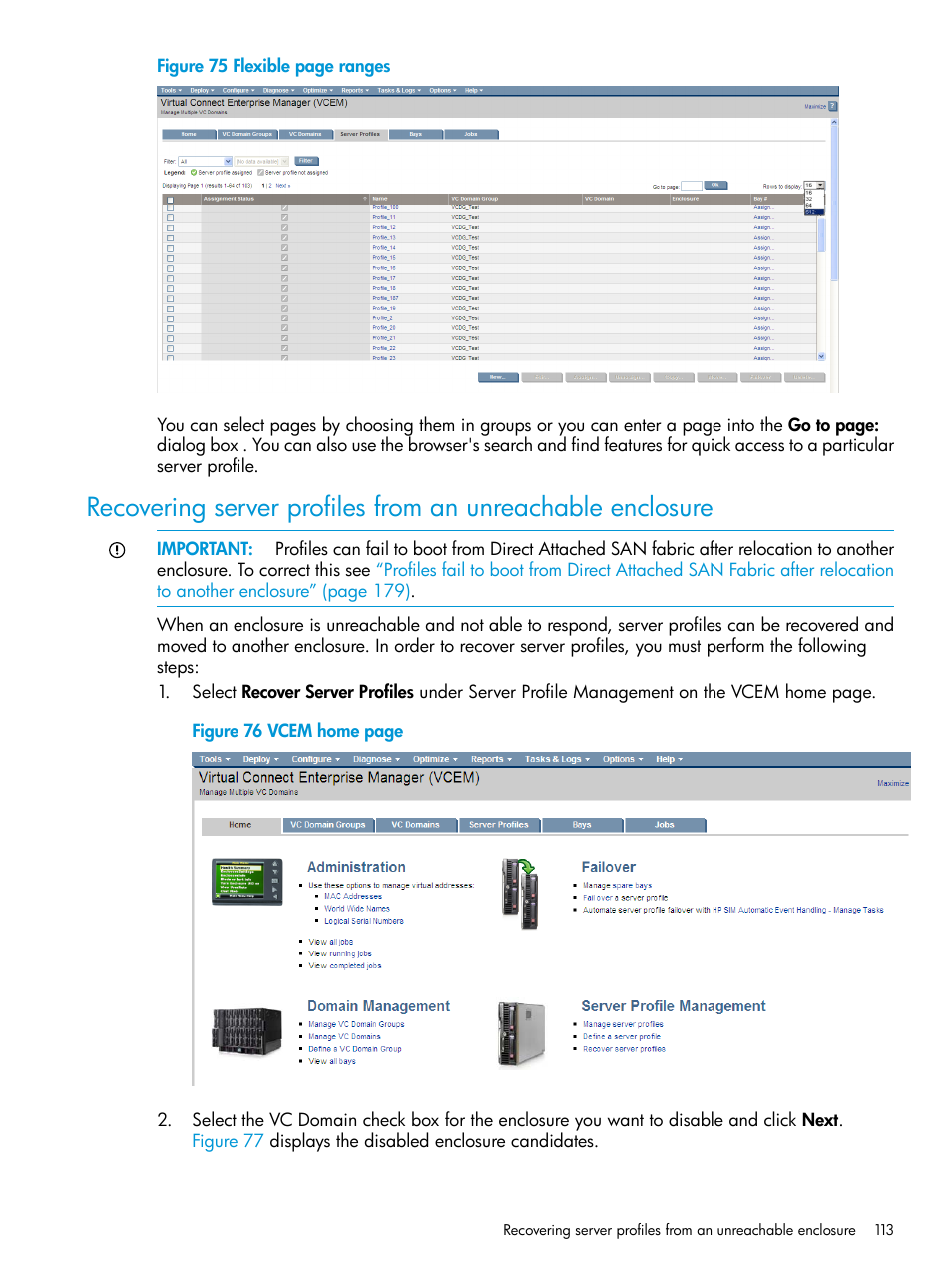 HP Insight Management-Software User Manual | Page 113 / 194