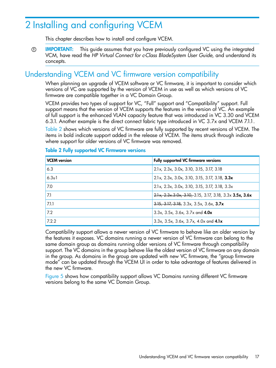 2 installing and configuring vcem | HP Insight Management-Software User Manual | Page 17 / 194