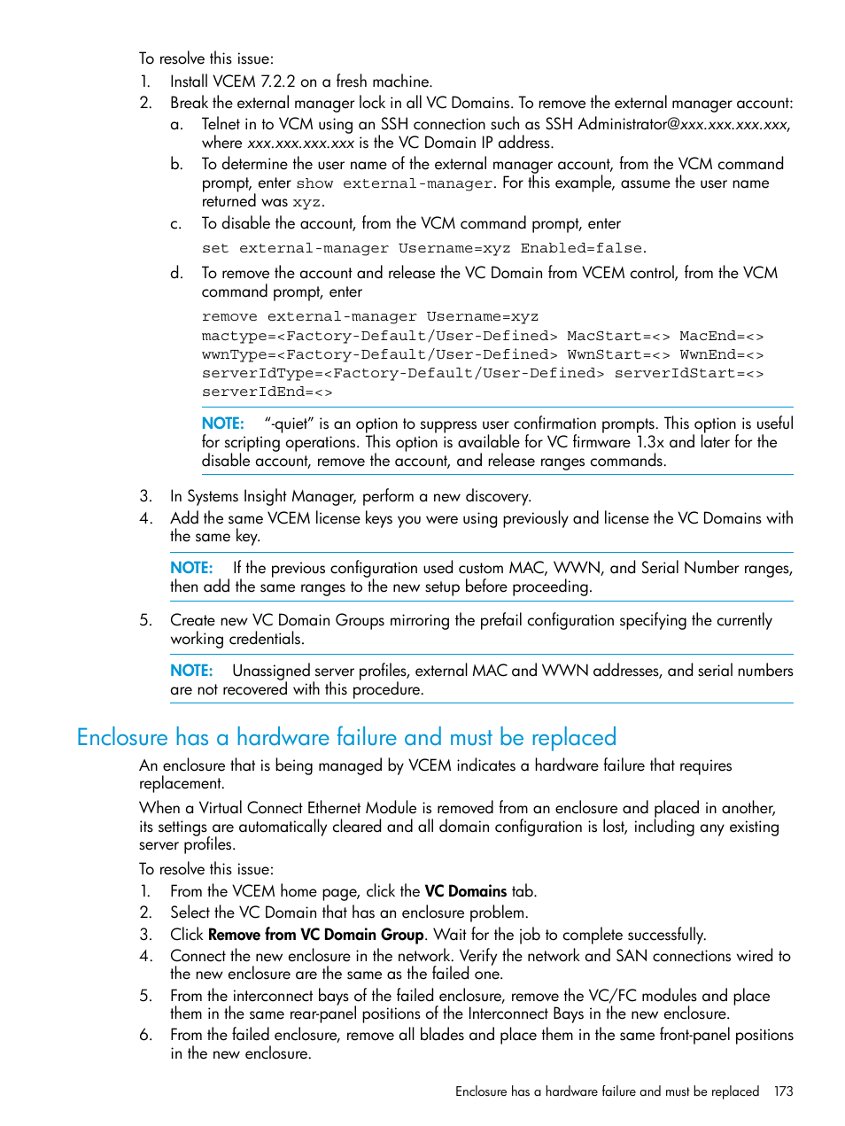 HP Insight Management-Software User Manual | Page 173 / 194