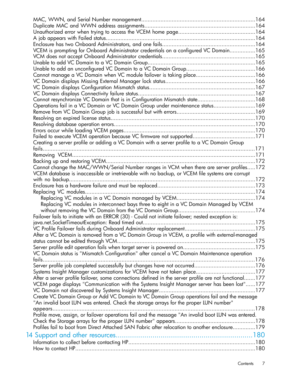 14 support and other resources | HP Insight Management-Software User Manual | Page 7 / 194