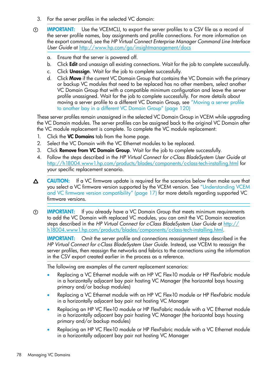 HP Insight Management-Software User Manual | Page 78 / 194