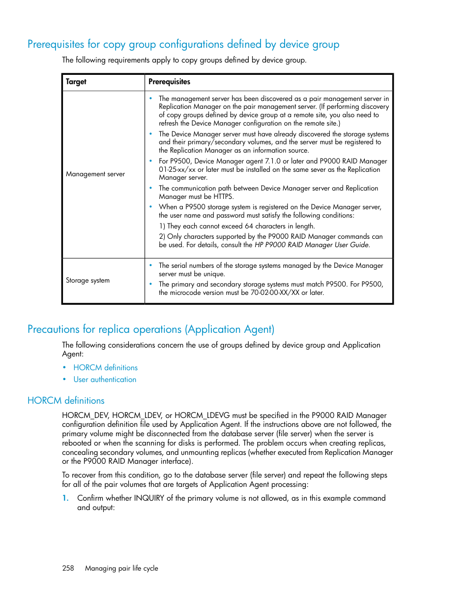 HP XP P9000 Command View Advanced Edition Software User Manual | Page 258 / 492