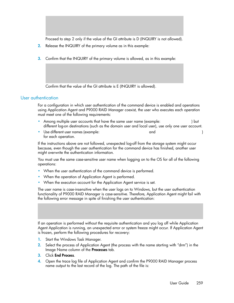 HP XP P9000 Command View Advanced Edition Software User Manual | Page 259 / 492