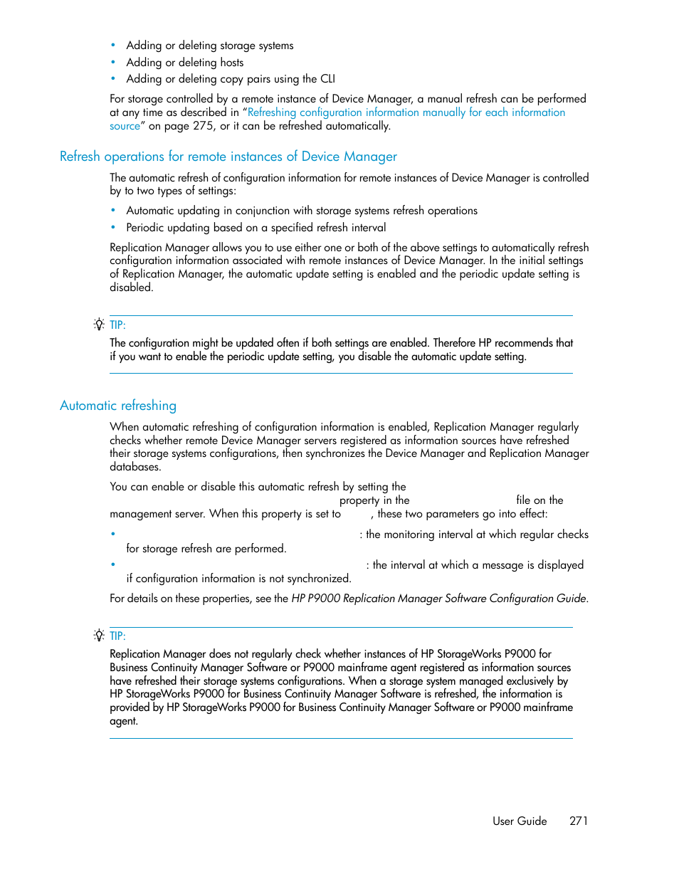 HP XP P9000 Command View Advanced Edition Software User Manual | Page 271 / 492