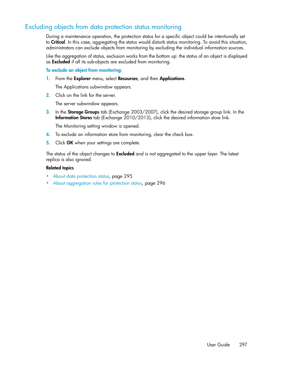 HP XP P9000 Command View Advanced Edition Software User Manual | Page 297 / 492