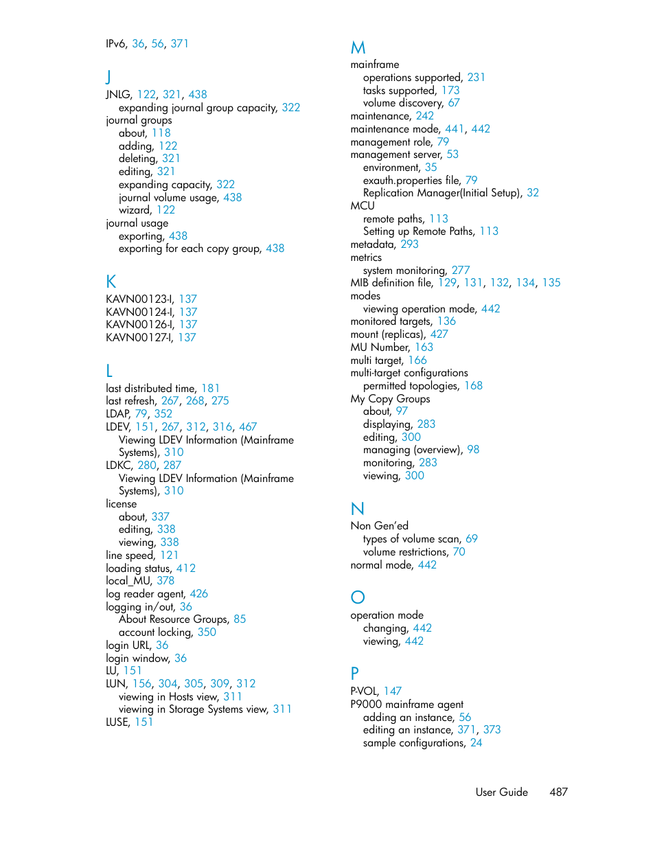 HP XP P9000 Command View Advanced Edition Software User Manual | Page 487 / 492