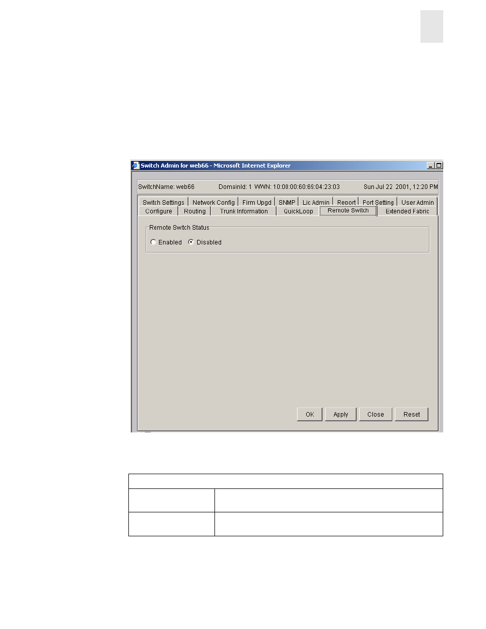 Remote switch tab (optional software), 4remote switch tab (optional software) | HP Surestore 6164 Switch User Manual | Page 121 / 161