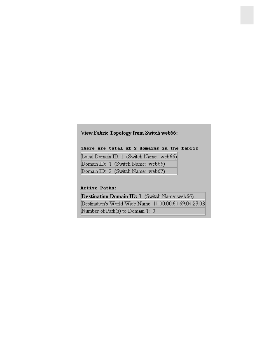 Fabric topology view | HP Surestore 6164 Switch User Manual | Page 29 / 161