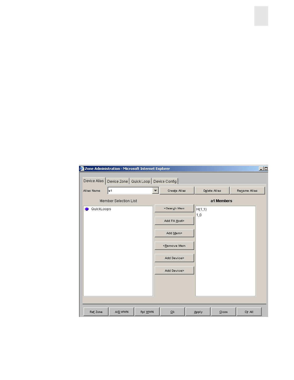 Al_pa level zoning, 3al_pa level zoning, Al_pa device alias | HP Surestore 6164 Switch User Manual | Page 55 / 161