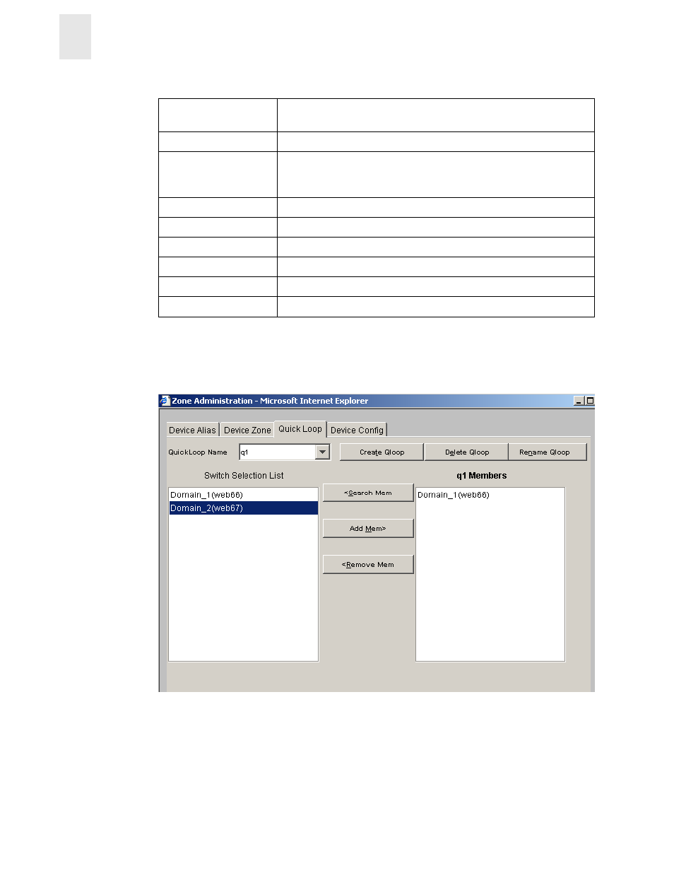 Quick loop | HP Surestore 6164 Switch User Manual | Page 58 / 161
