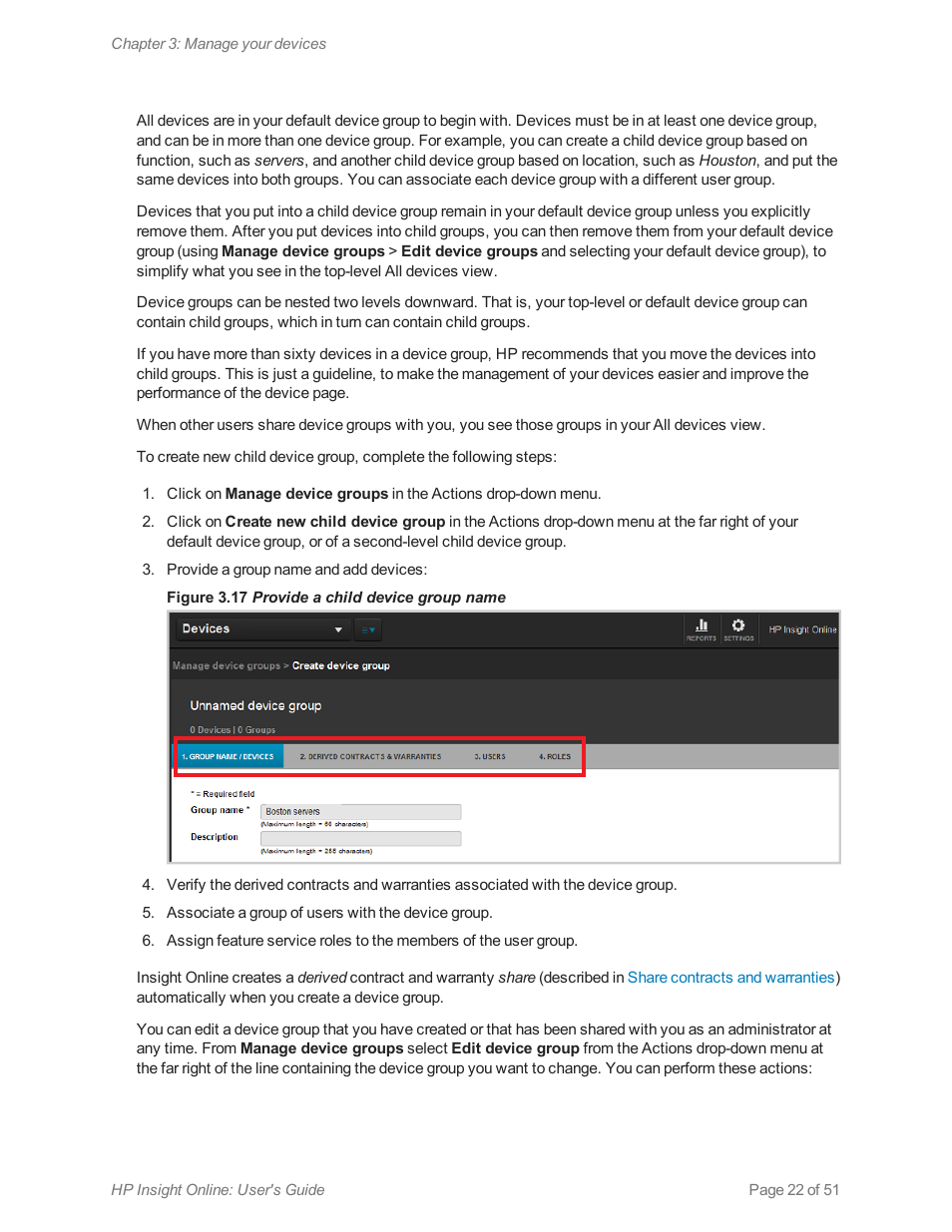 HP Insight Online Software User Manual | Page 22 / 51