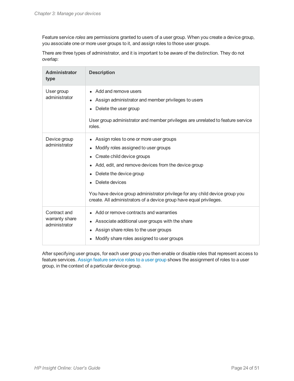 HP Insight Online Software User Manual | Page 24 / 51