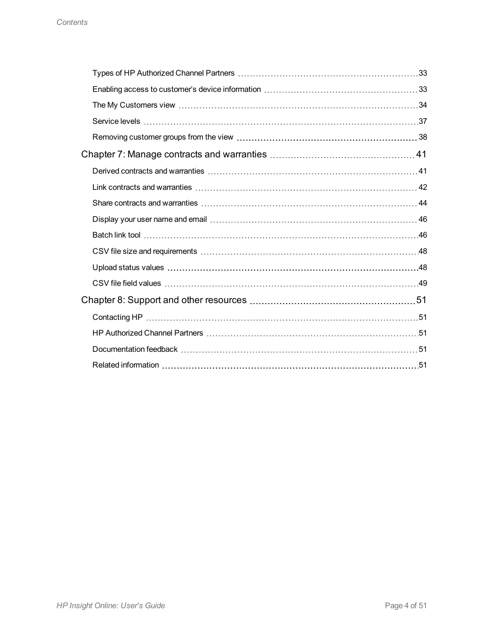 HP Insight Online Software User Manual | Page 4 / 51