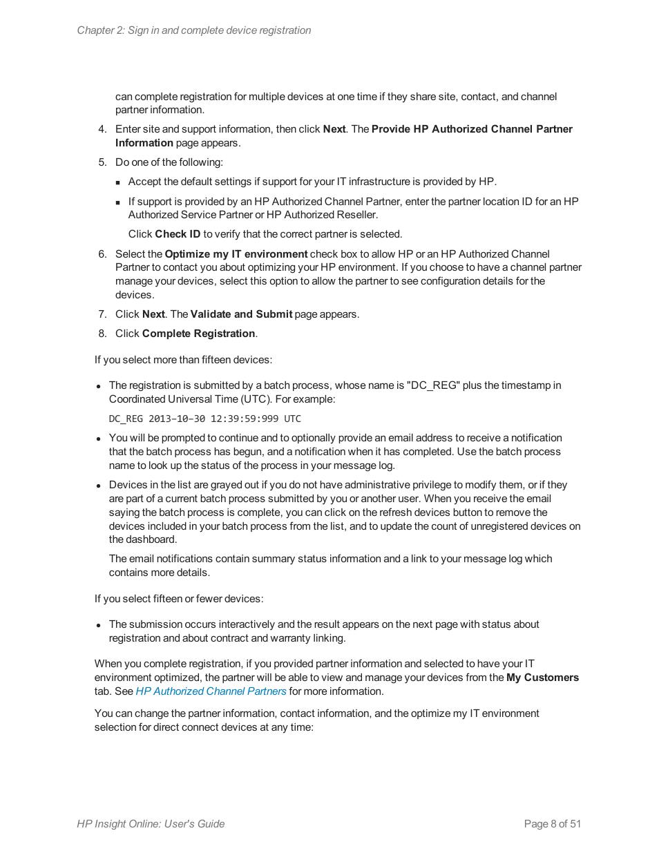 HP Insight Online Software User Manual | Page 8 / 51