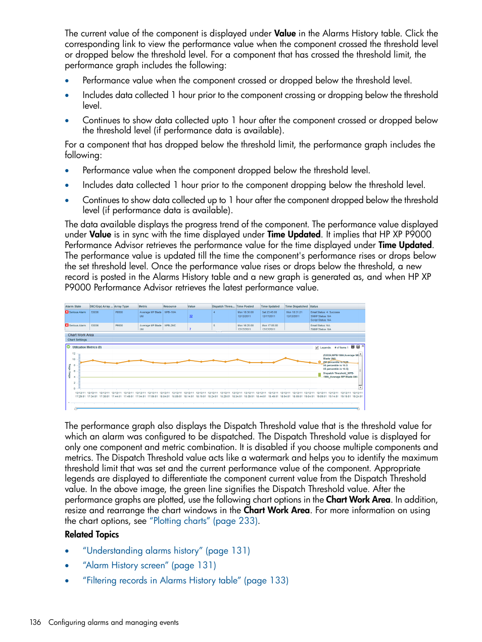 HP XP Performance Advisor Software User Manual | Page 136 / 417