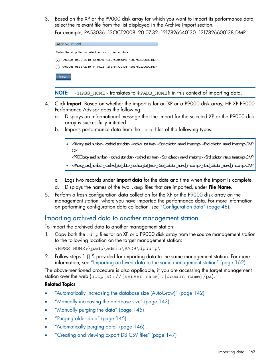 HP XP Performance Advisor Software User Manual | Page 163 / 417