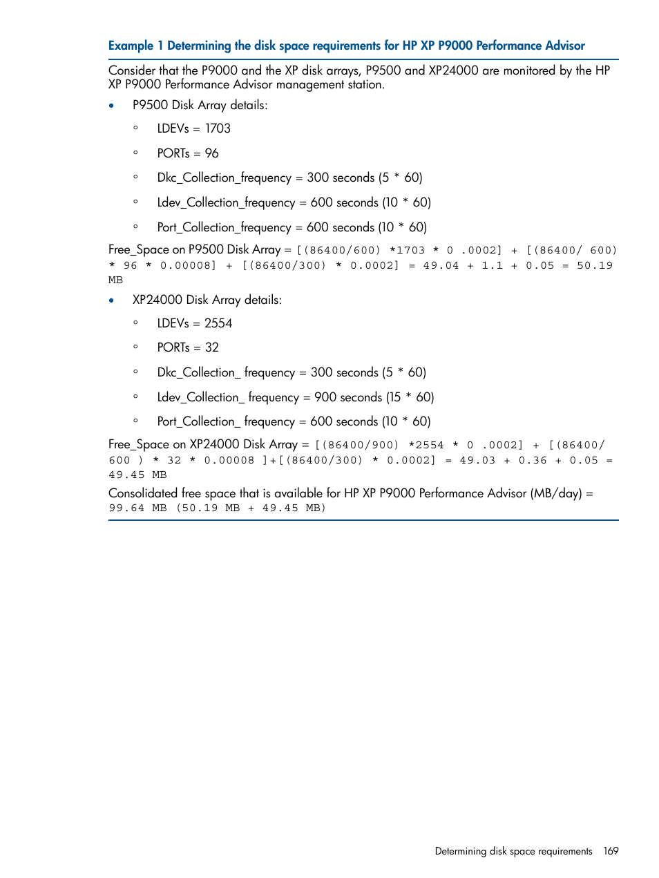 HP XP Performance Advisor Software User Manual | Page 169 / 417