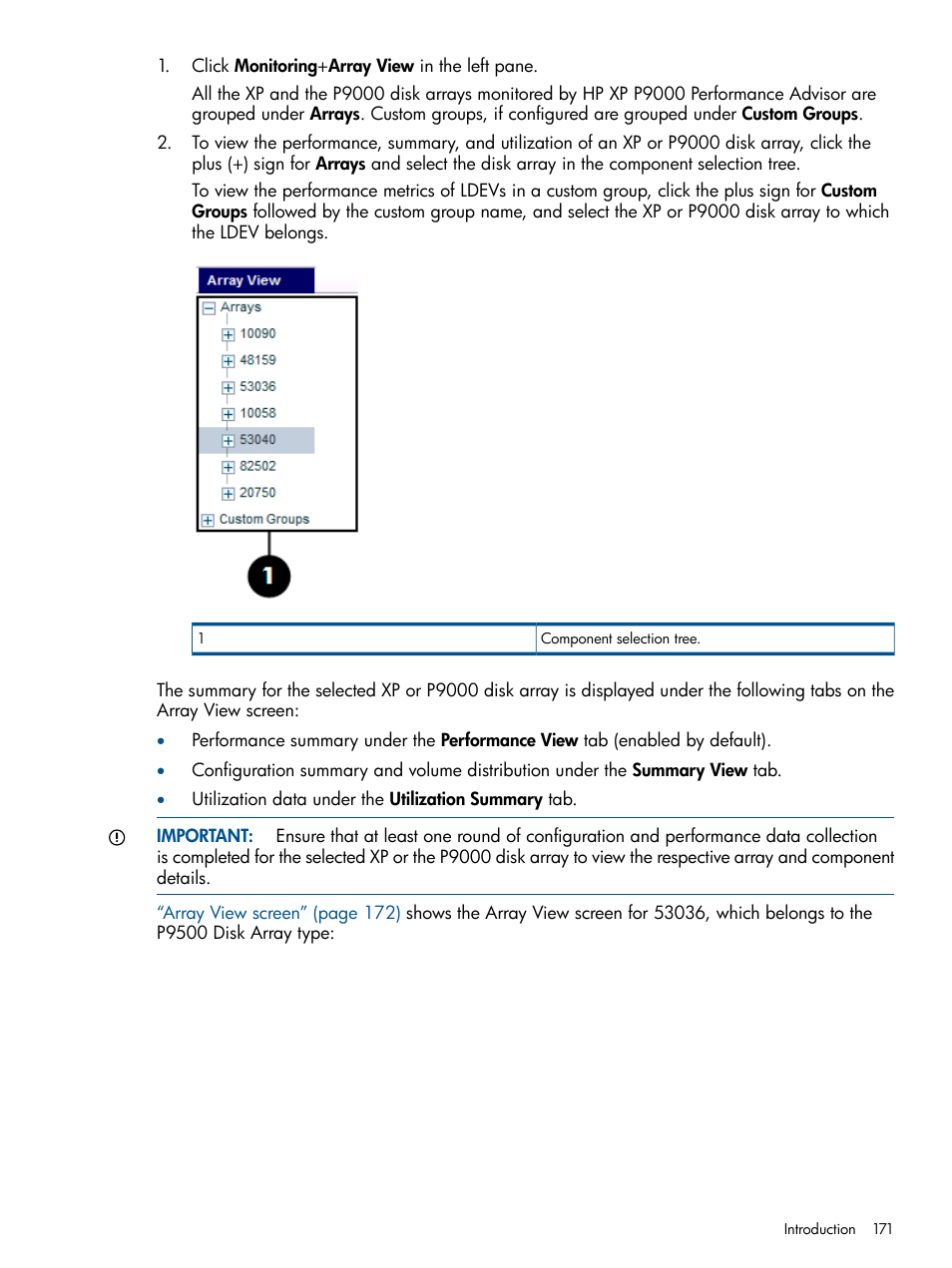 HP XP Performance Advisor Software User Manual | Page 171 / 417