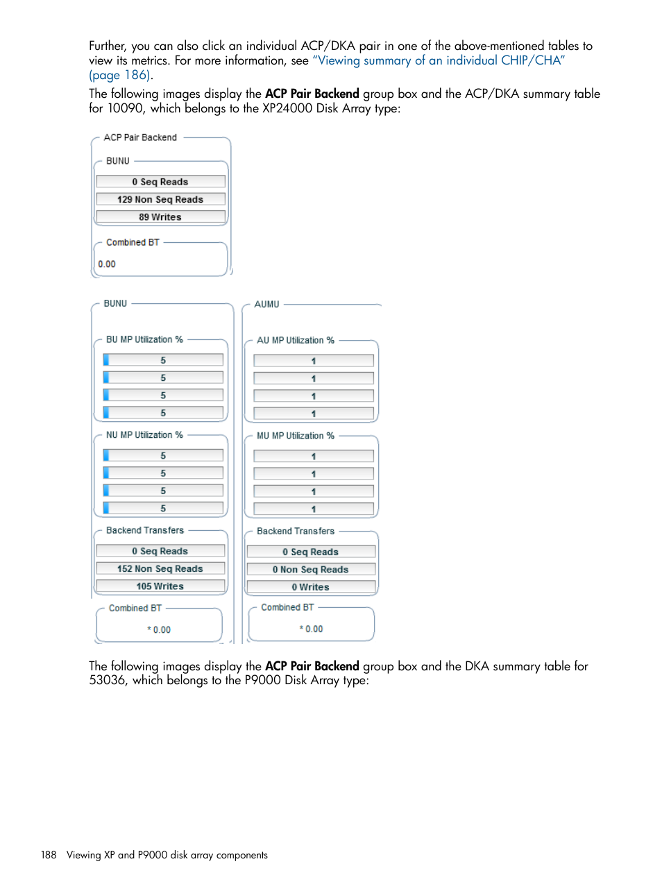 HP XP Performance Advisor Software User Manual | Page 188 / 417