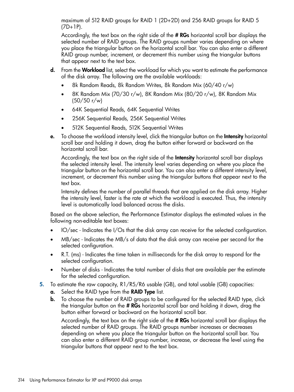 HP XP Performance Advisor Software User Manual | Page 314 / 417