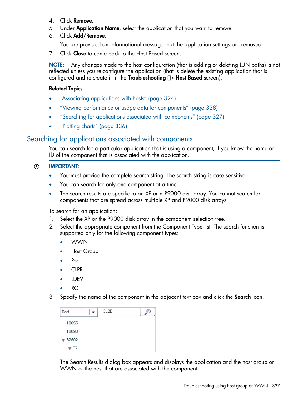 HP XP Performance Advisor Software User Manual | Page 327 / 417