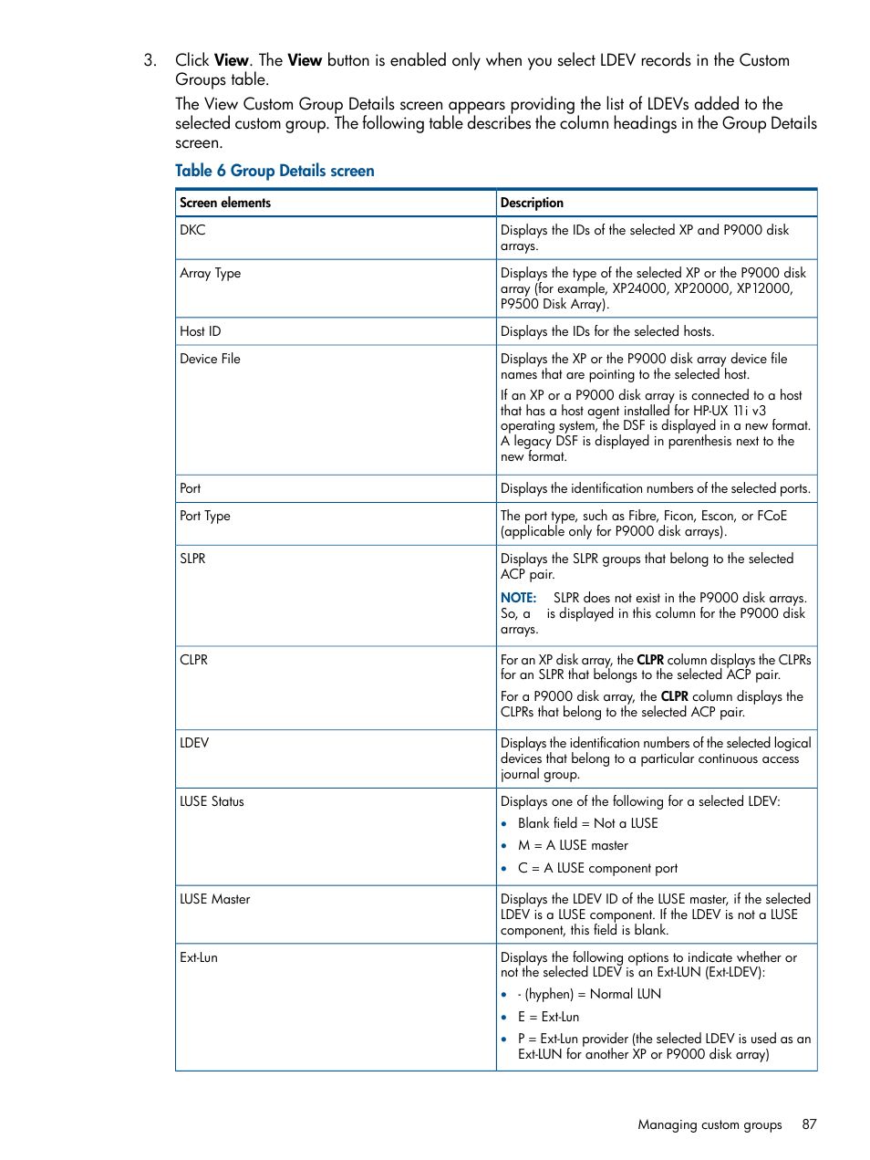 HP XP Performance Advisor Software User Manual | Page 87 / 417