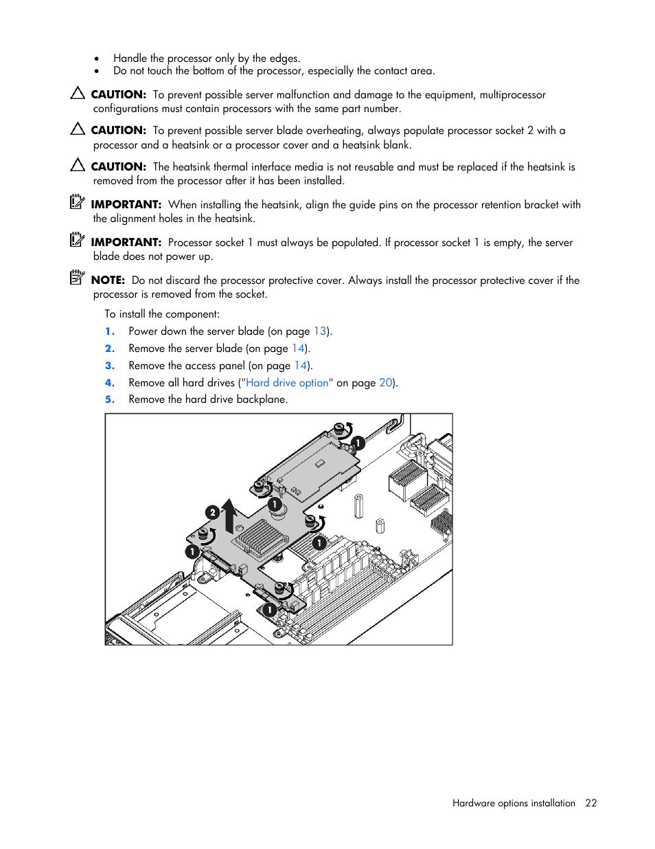 HP ProLiant xw460c Blade Workstation User Manual | Page 22 / 93