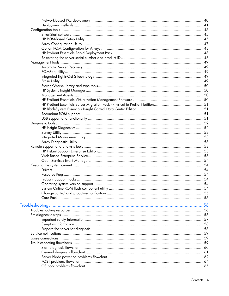HP ProLiant xw460c Blade Workstation User Manual | Page 4 / 93