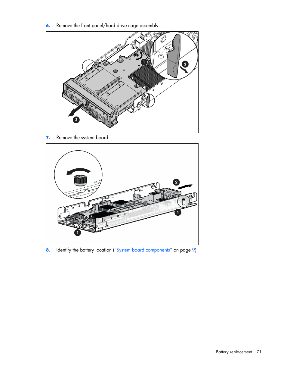 HP ProLiant xw460c Blade Workstation User Manual | Page 71 / 93