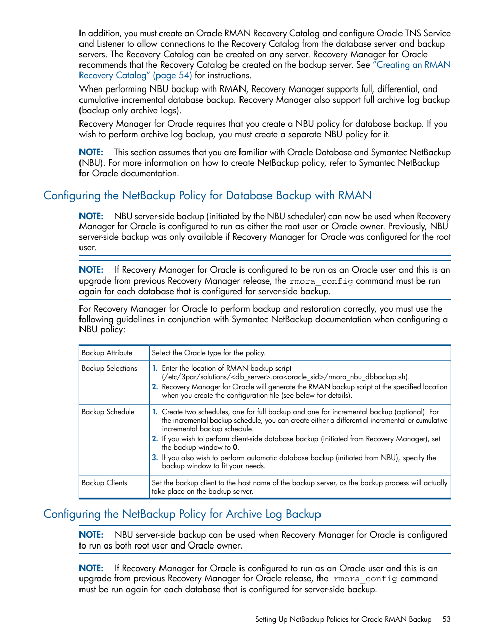 HP 3PAR Application Software Suite for Oracle User Manual | Page 53 / 215