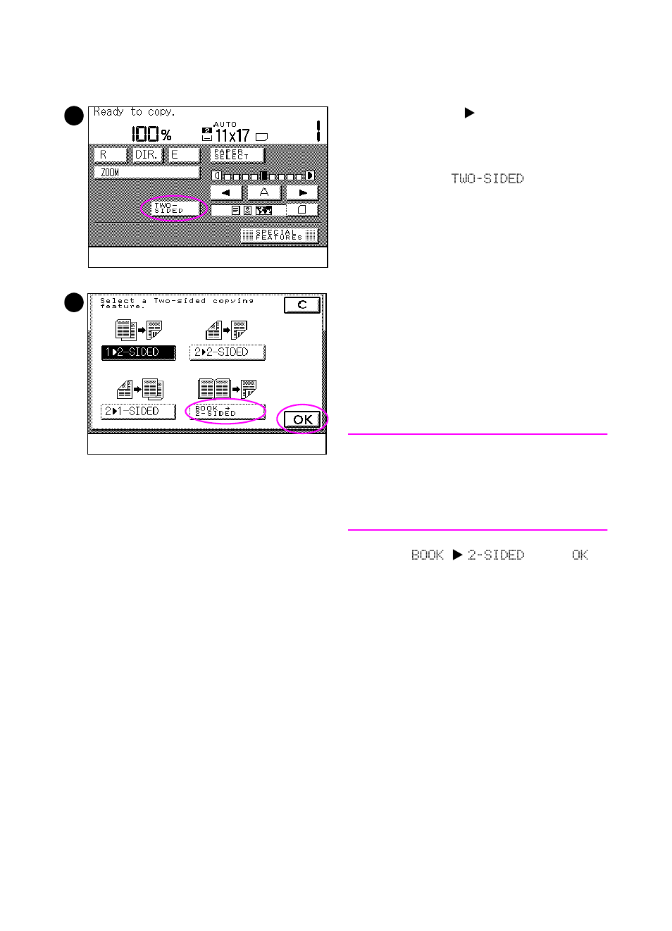 Sided mode with originals on the glass | HP Color LaserJet 8550 Multifunction Printer series User Manual | Page 118 / 338