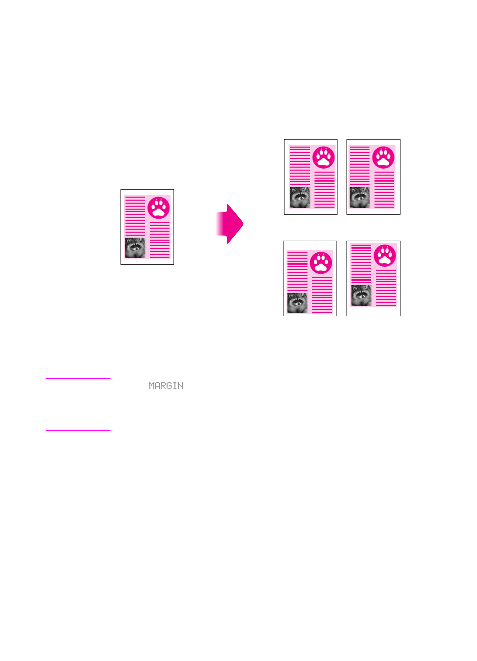 Shifting images to create margins | HP Color LaserJet 8550 Multifunction Printer series User Manual | Page 137 / 338