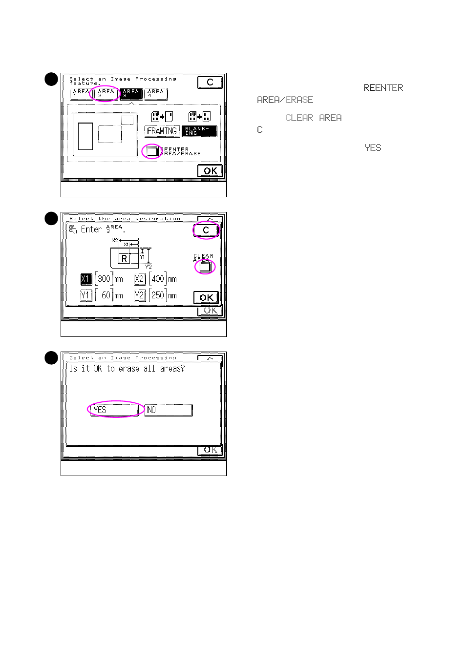 Clearing designated image areas | HP Color LaserJet 8550 Multifunction Printer series User Manual | Page 173 / 338