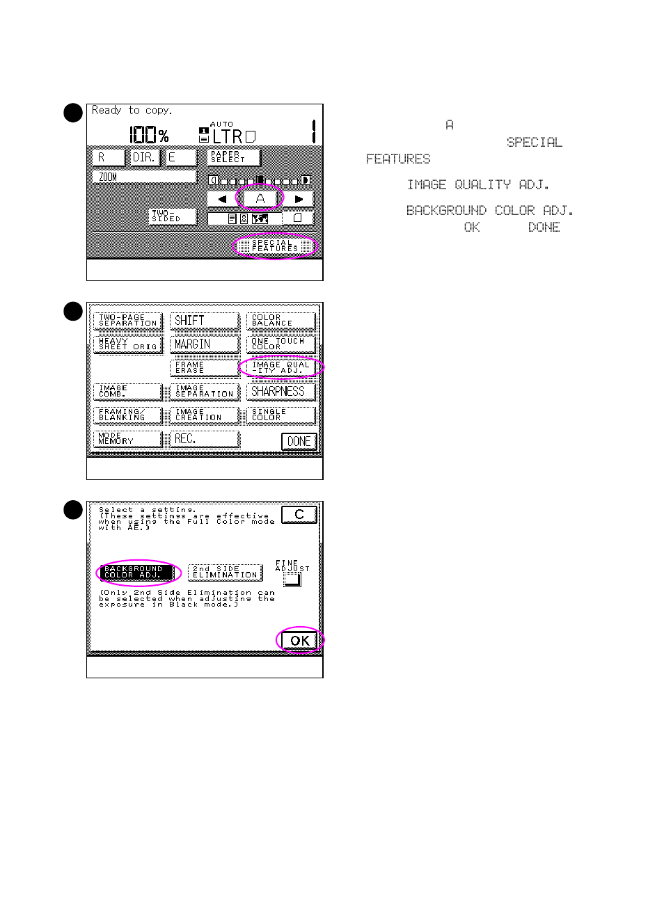 Adjusting the background color | HP Color LaserJet 8550 Multifunction Printer series User Manual | Page 206 / 338