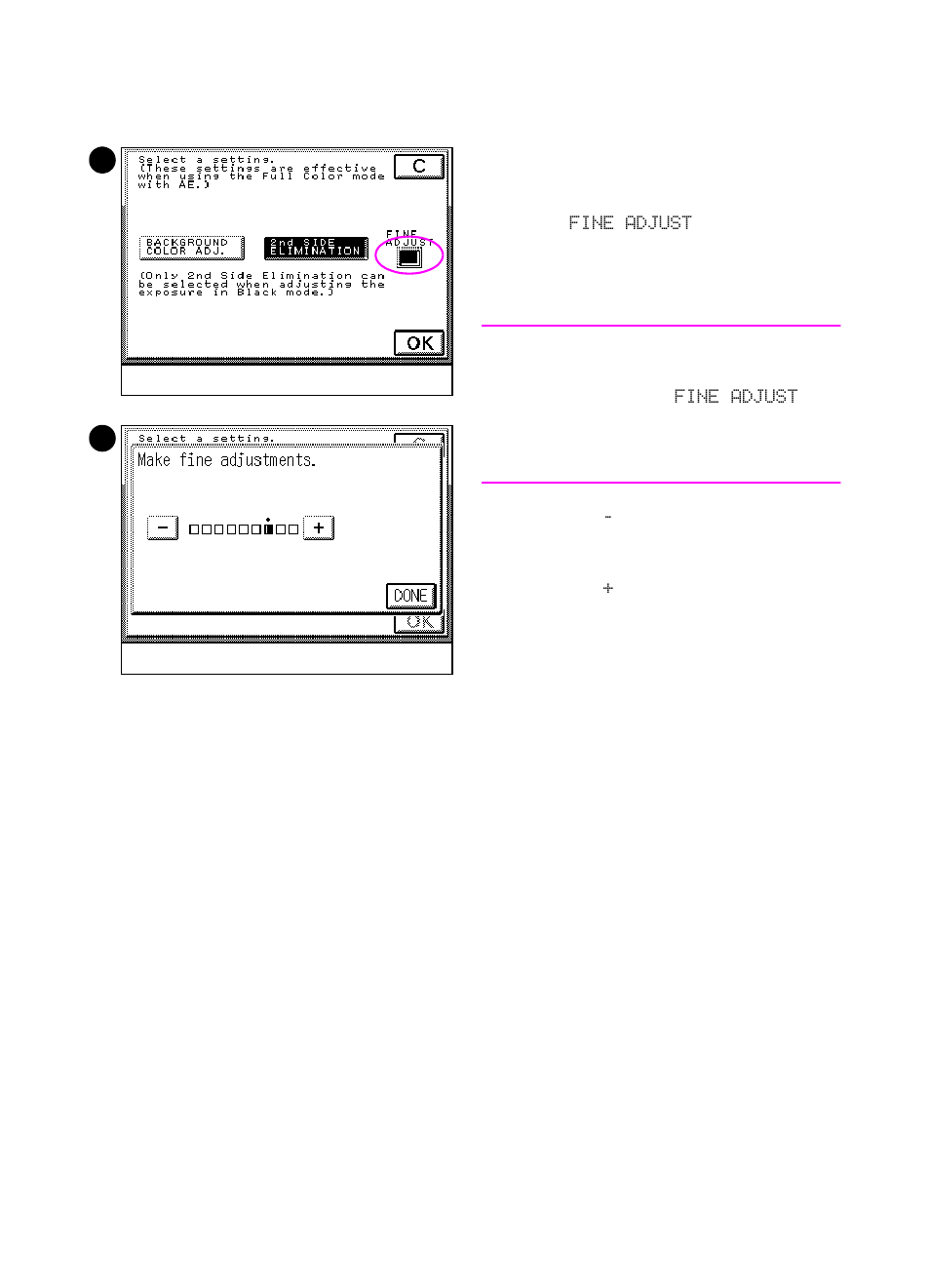 Making fine adjustments to second side elimination | HP Color LaserJet 8550 Multifunction Printer series User Manual | Page 210 / 338