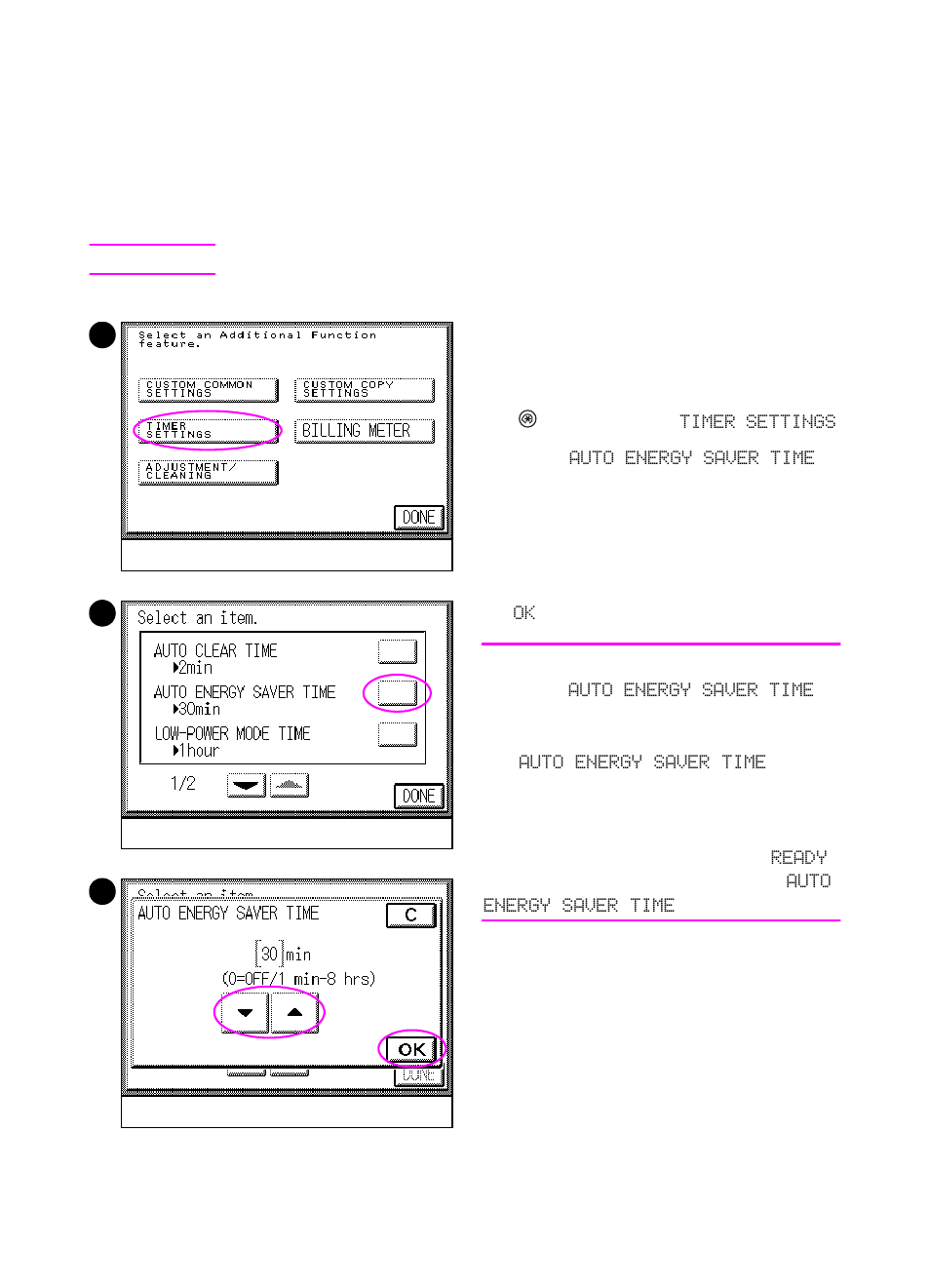 Automatic energy saver mode | HP Color LaserJet 8550 Multifunction Printer series User Manual | Page 271 / 338