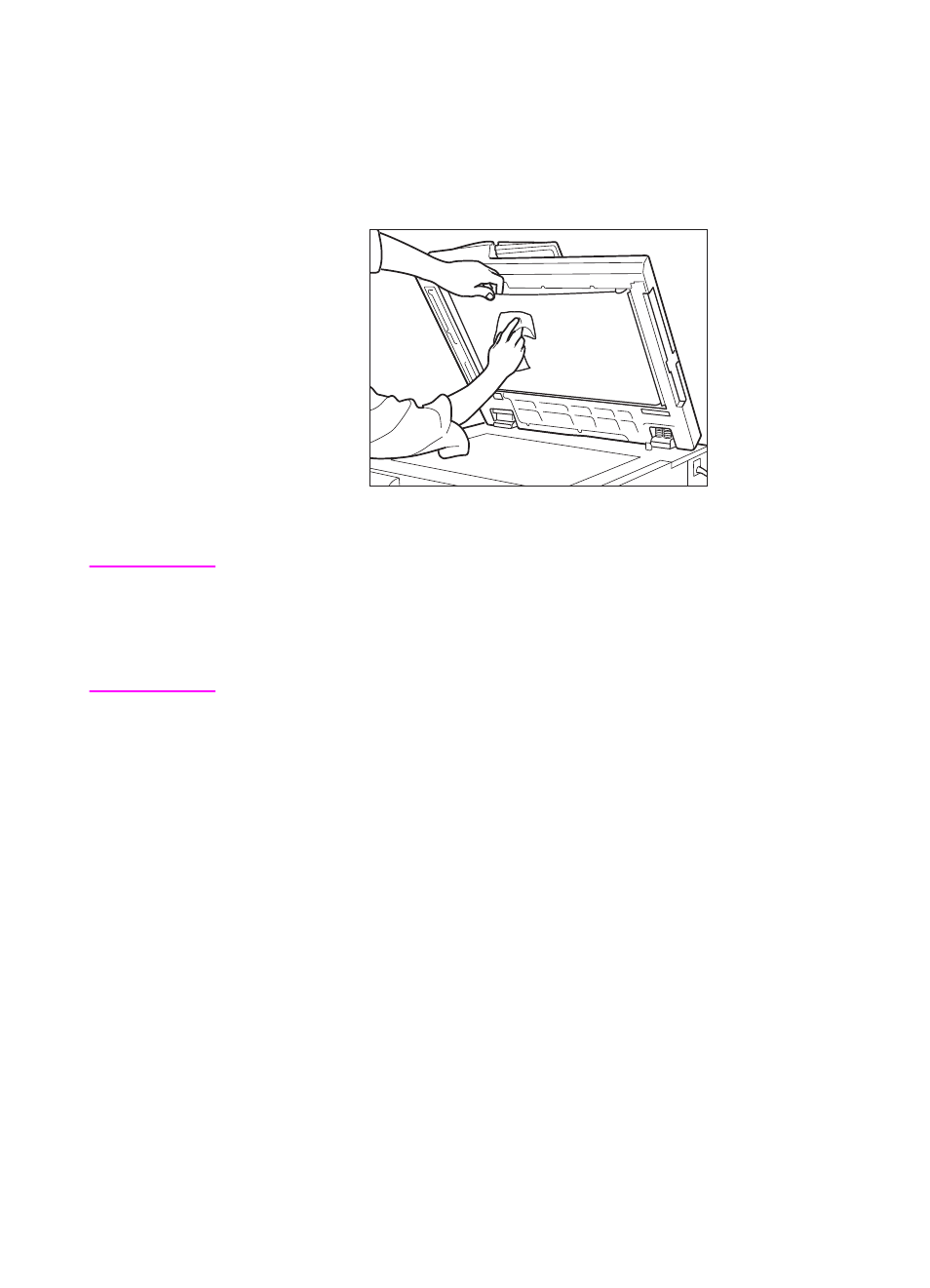 Cleaning the adf feeding belt | HP Color LaserJet 8550 Multifunction Printer series User Manual | Page 300 / 338