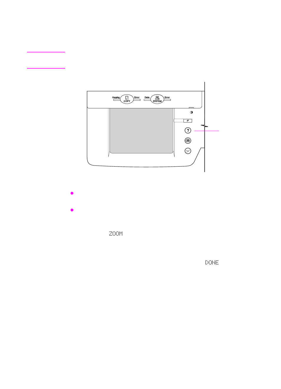 Help key function | HP Color LaserJet 8550 Multifunction Printer series User Manual | Page 35 / 338