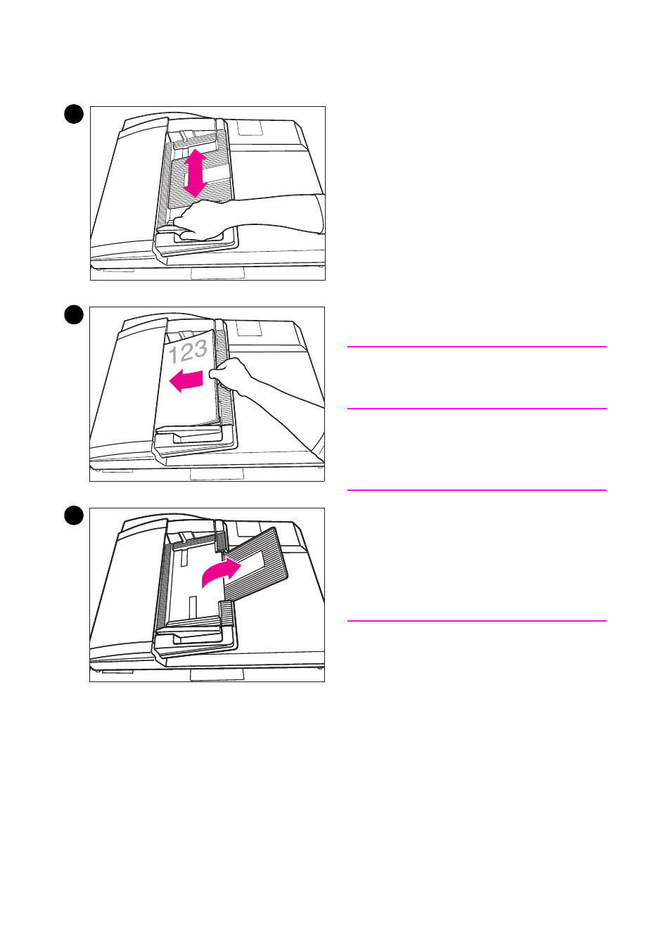 Placing the original in the optional adf | HP Color LaserJet 8550 Multifunction Printer series User Manual | Page 77 / 338