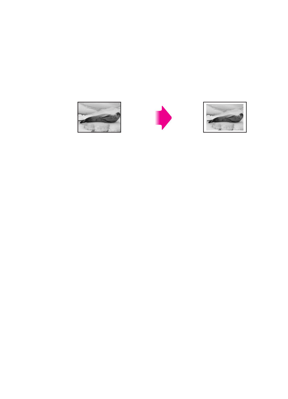 Using entire image reduction | HP Color LaserJet 8550 Multifunction Printer series User Manual | Page 86 / 338
