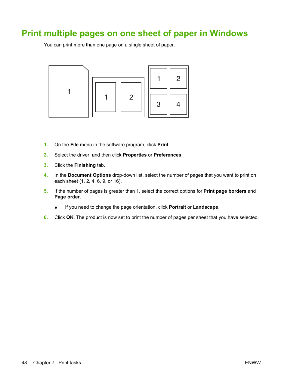 HP LaserJet M1120 Multifunction Printer User Manual | Page 58 / 150