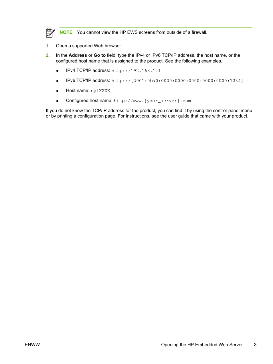 HP LaserJet M4345 Multifunction Printer series User Manual | Page 13 / 102