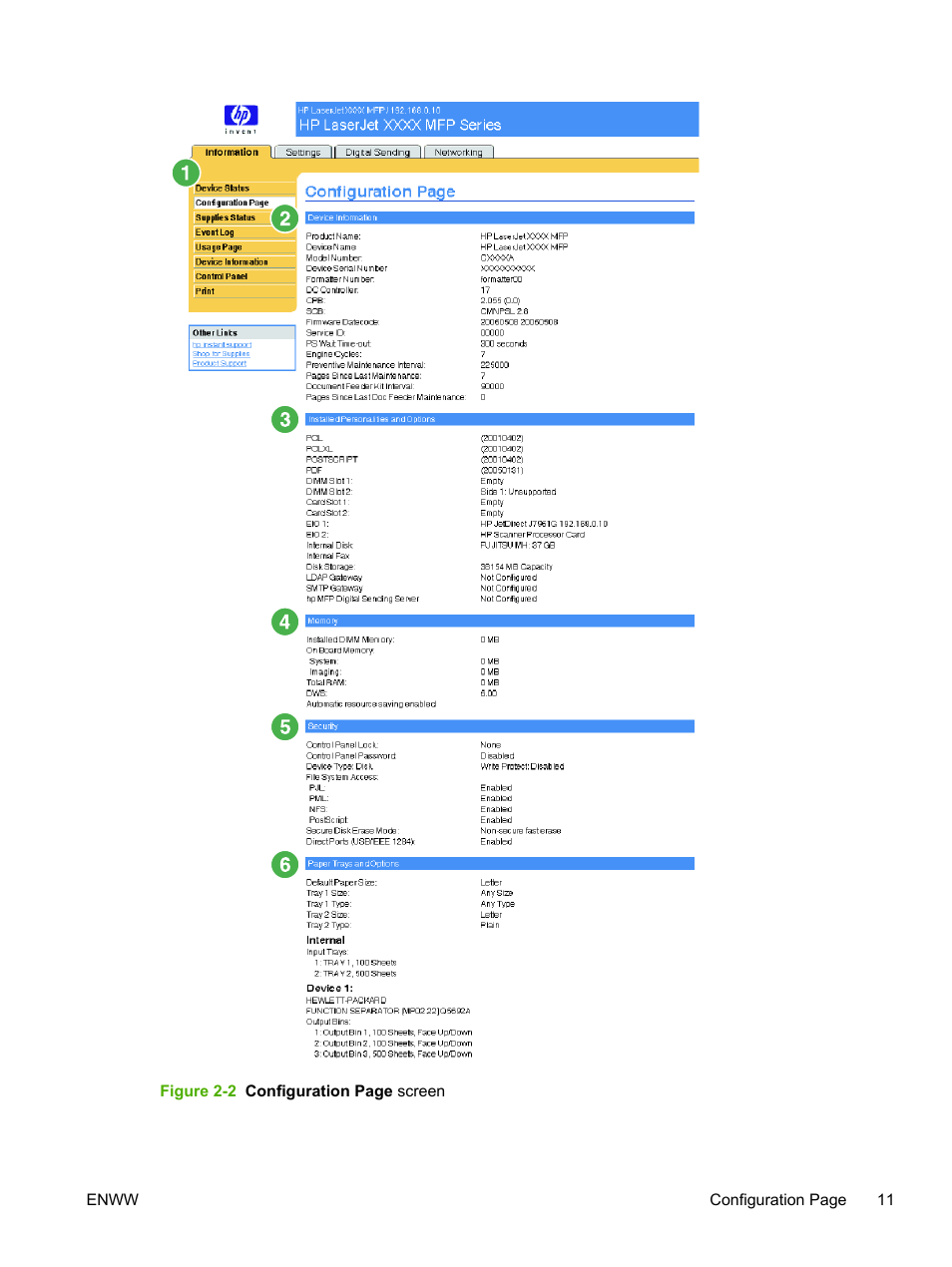 HP LaserJet M4345 Multifunction Printer series User Manual | Page 21 / 102