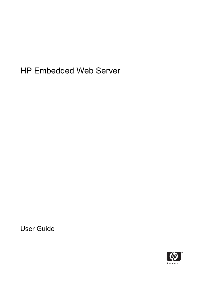 Hp embedded web server | HP LaserJet M4345 Multifunction Printer series User Manual | Page 3 / 102