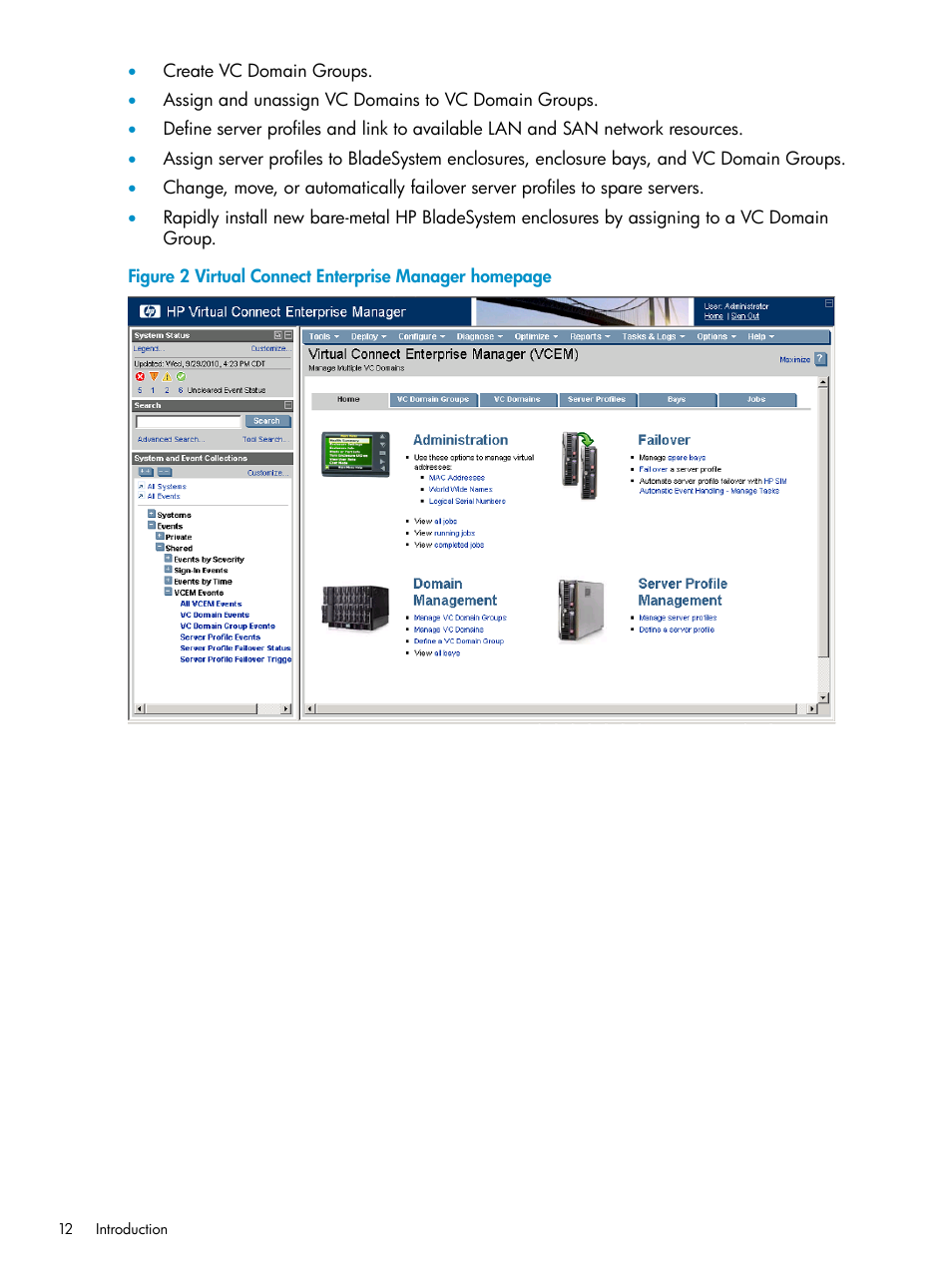 HP Virtual Connect Enterprise Manager Software User Manual | Page 12 / 136