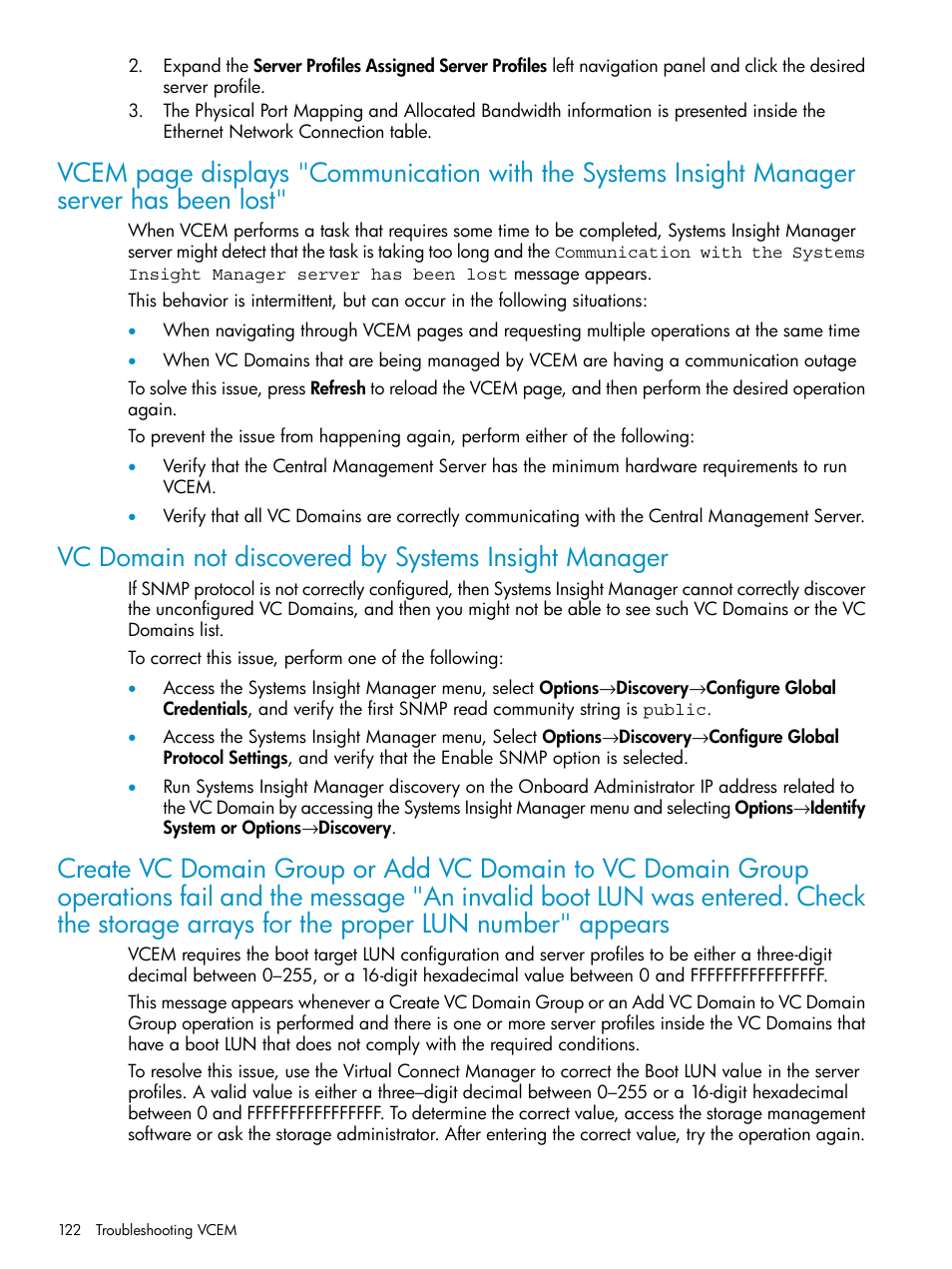 HP Virtual Connect Enterprise Manager Software User Manual | Page 122 / 136