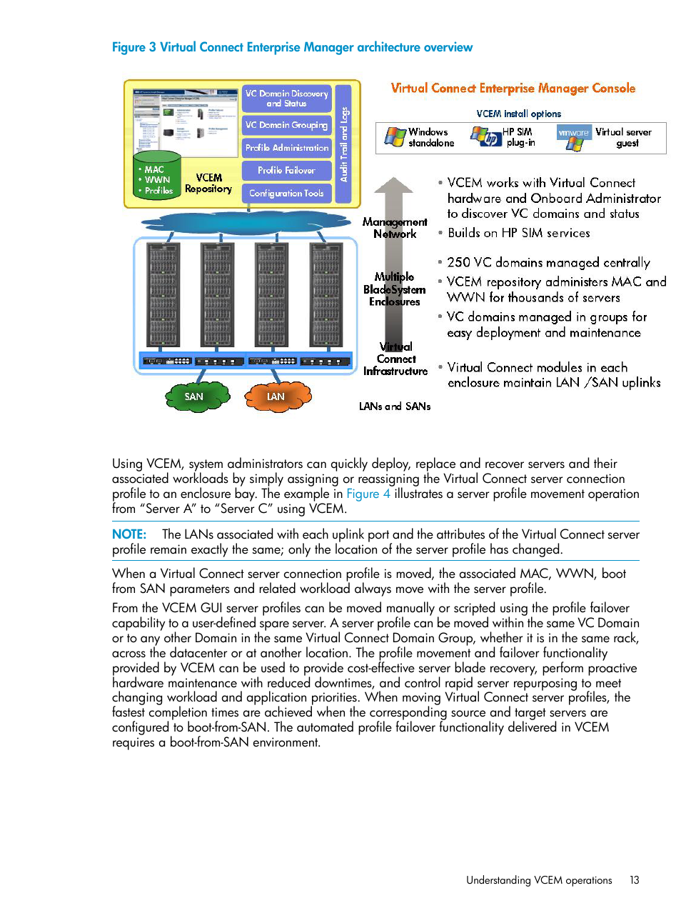 HP Virtual Connect Enterprise Manager Software User Manual | Page 13 / 136