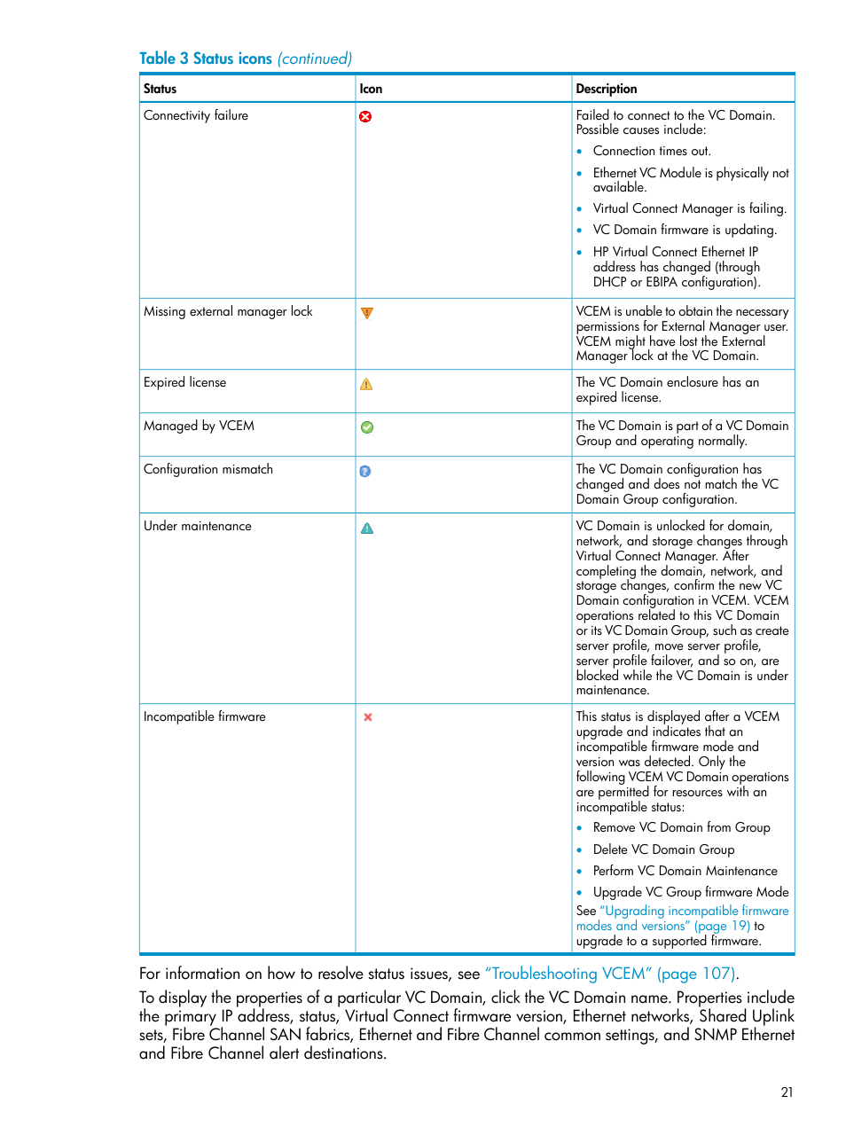 HP Virtual Connect Enterprise Manager Software User Manual | Page 21 / 136