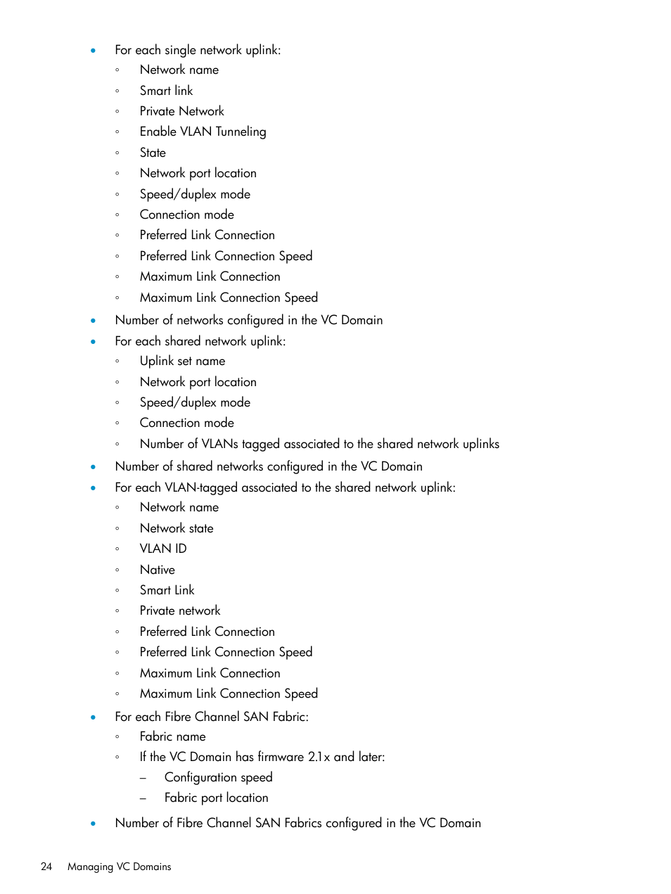 HP Virtual Connect Enterprise Manager Software User Manual | Page 24 / 136