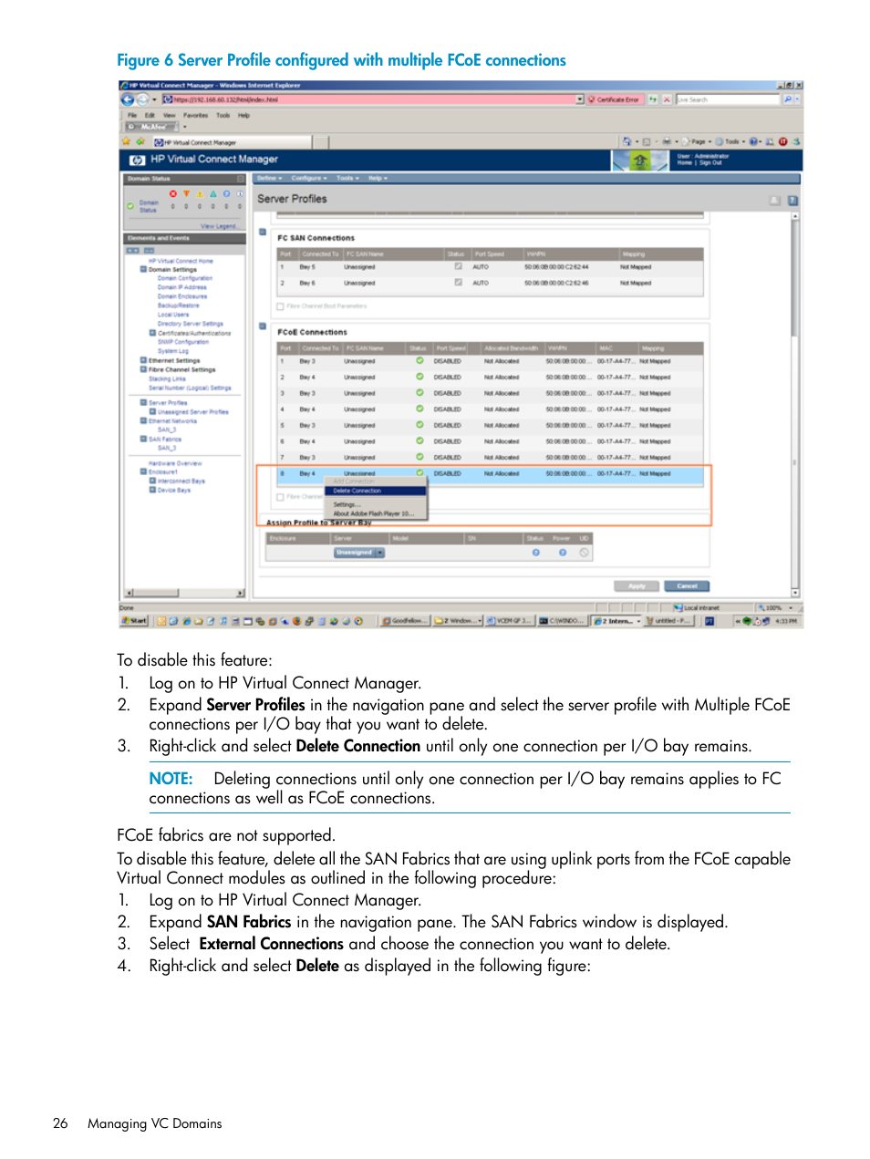 HP Virtual Connect Enterprise Manager Software User Manual | Page 26 / 136